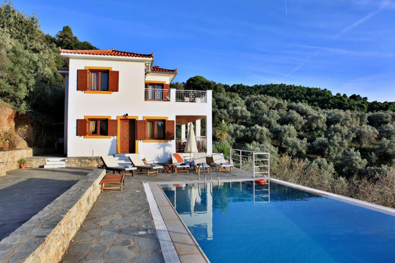 Villa Malena Glossa Exteriör bild